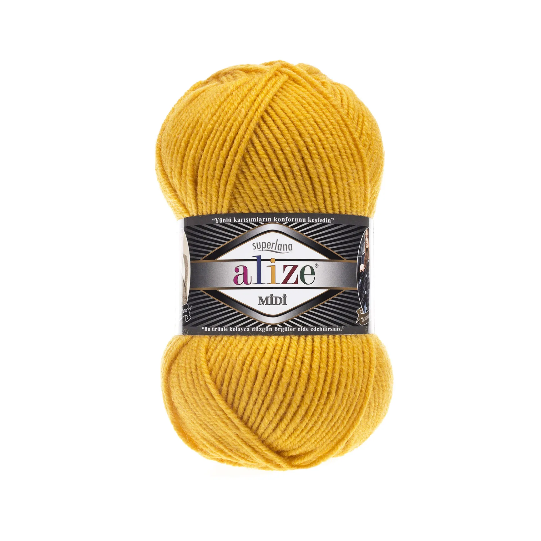 Alize Superlana Midi 5 Pcs Wool Yarn for Hand Knitting High Quality 100g/Ball Cardigan Sweater Scarf Beret