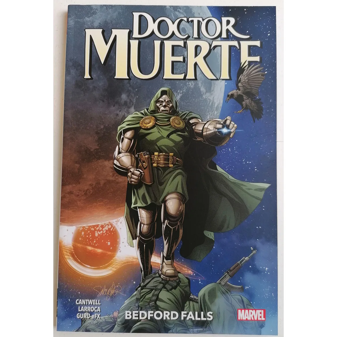 MARVEL DOCTOR DOOM No. 2 BEDFORD FALLS, ED. PANINI, year 2021, author SALVADOR LARROCA, comic BOOK in Spanish, TEBEO