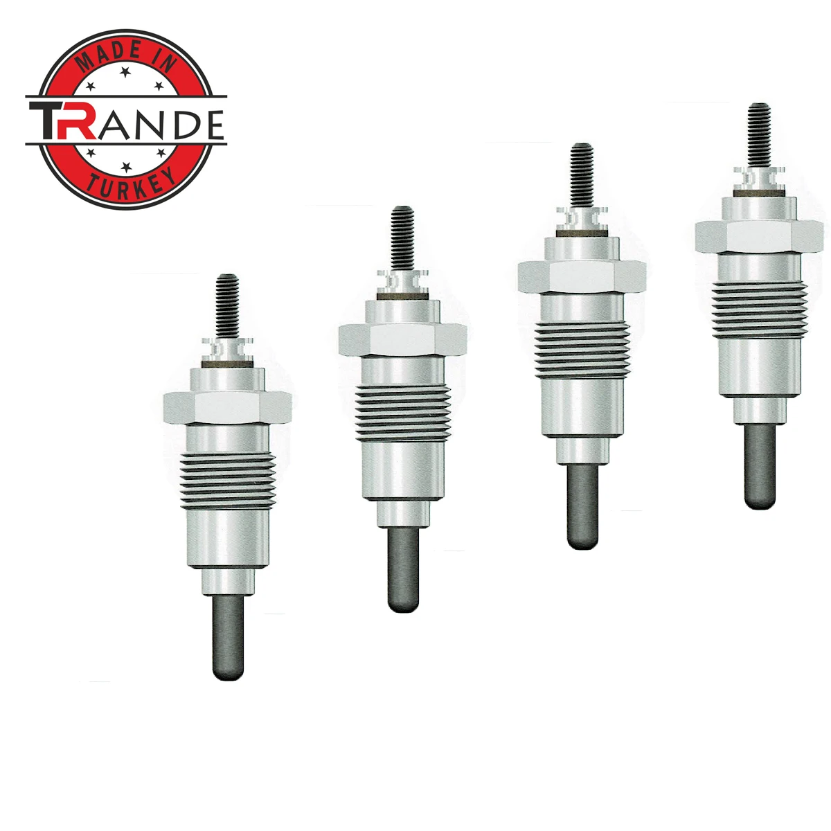 Trande Diesel Engine Heater Glow Plug 4 Pcs 18V For GV181 Made In Turkey Trande Store Guarantee