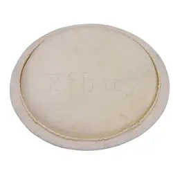 Yibuy 6.5 Inch Round Beige Bongo Drum Skin Head Percussion Instrument Spare Replacement Parts