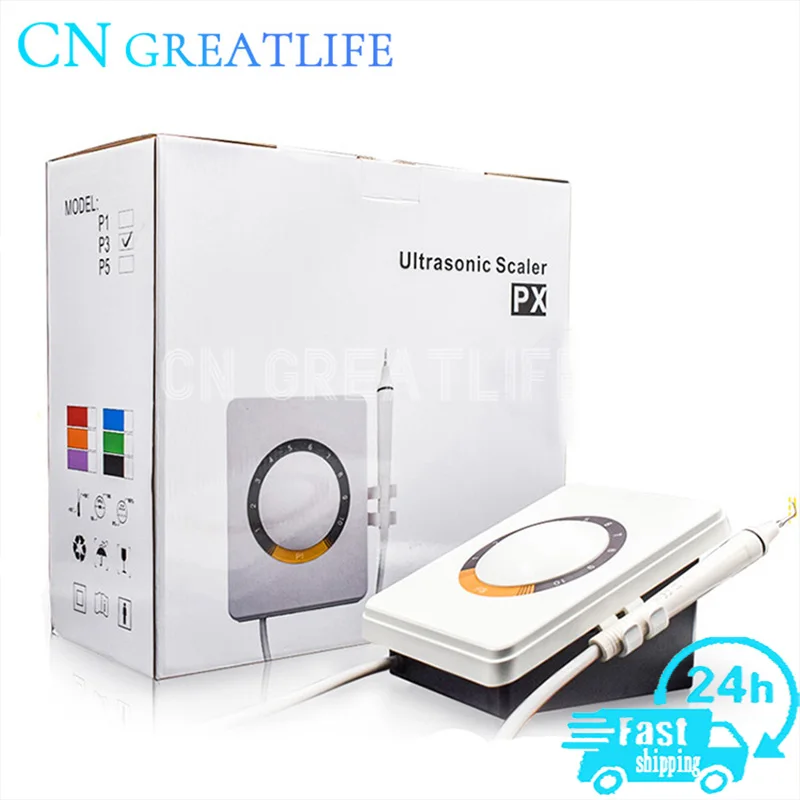 Cheap Portable Dental Ultrasonic Machine P3 Teeth Whitening Tips Cleaning Metal Scaler