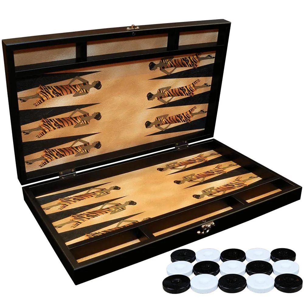 Juego de mesa de cuero,