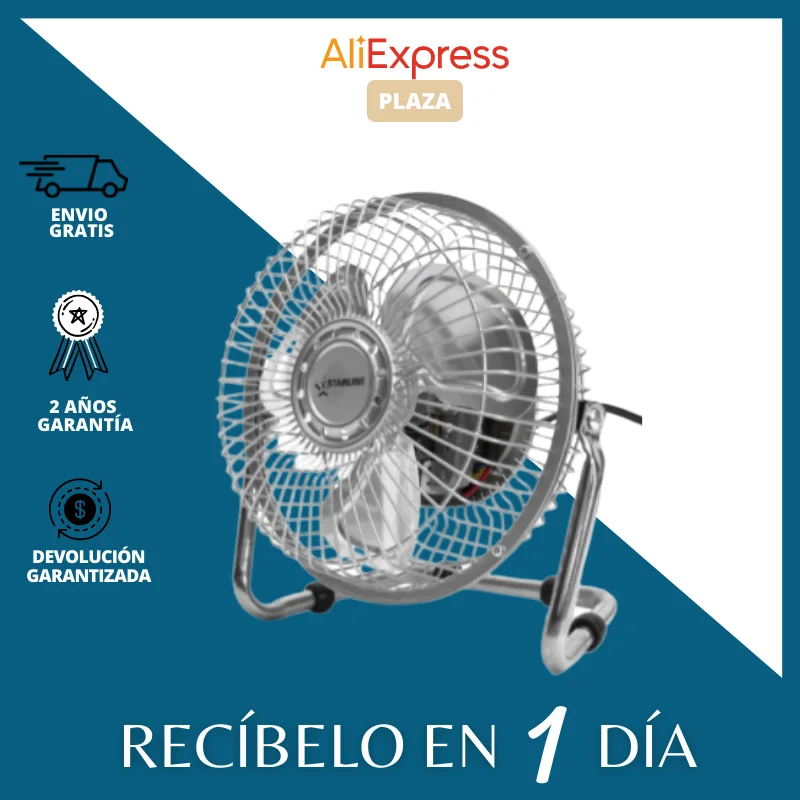 Starline floor fan SL909 Metal 9 3 speed tilt head adjustable high performance Motor 20W