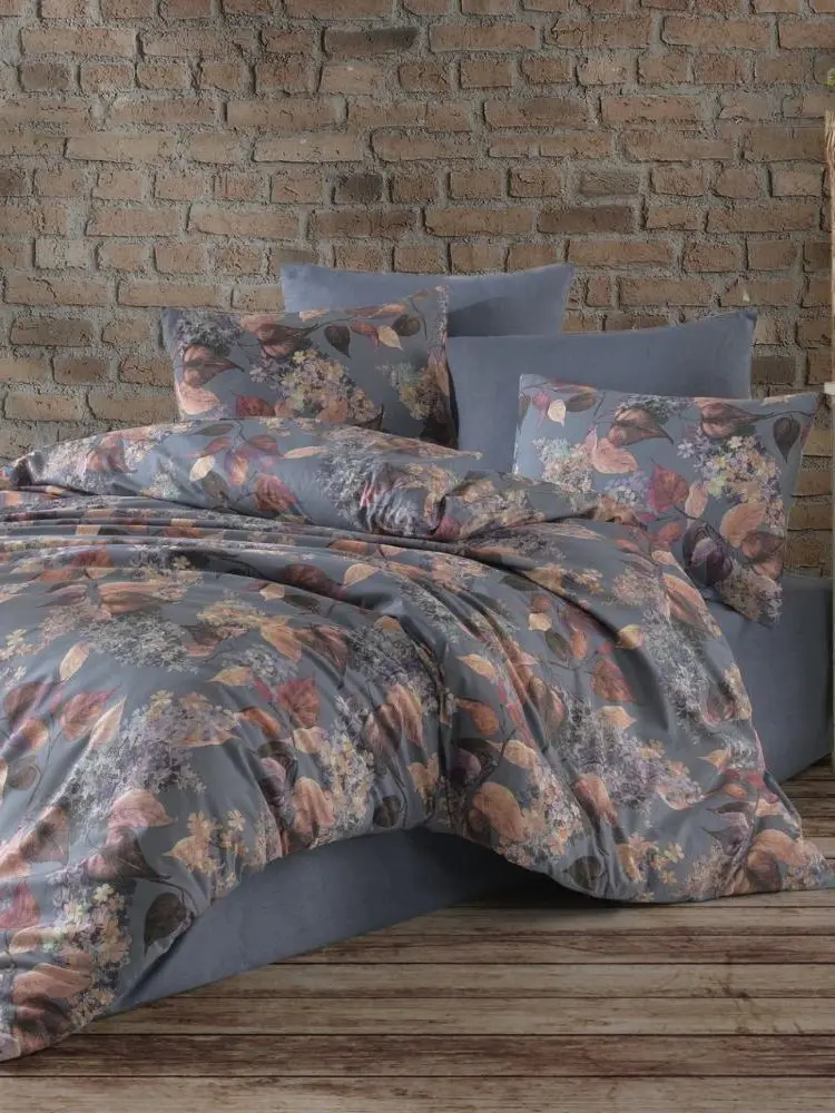 Set Seprai Katun 4 Buah Pak 200X220 Seprai Kembar Penutup Selimut Sarung Bantal Set Linen Penutup Selimut Modern Tekstil Rumah