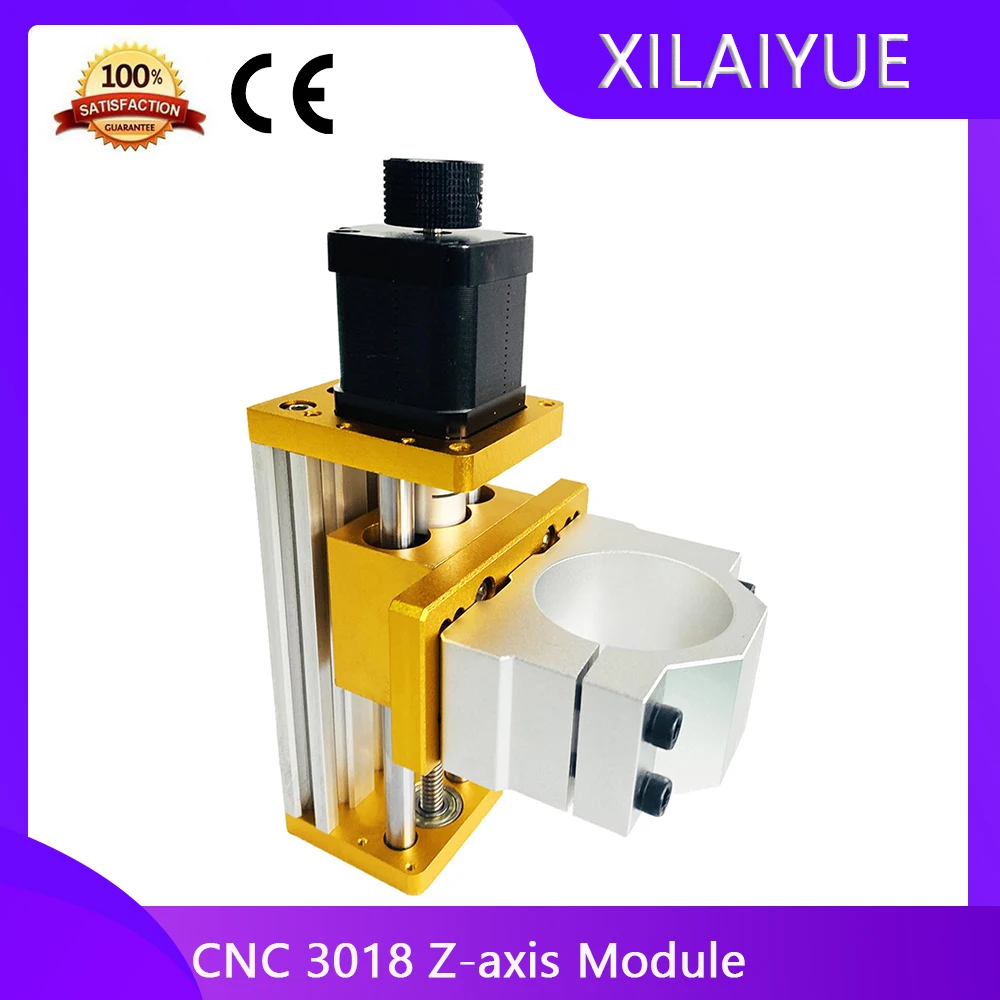 CNC 3018 Z-axis Engraving Machine Accessory Module Apply NEMA17 42 HS48 Stepper Motor Spindle Hole 52mm Aluminum Sliding Table