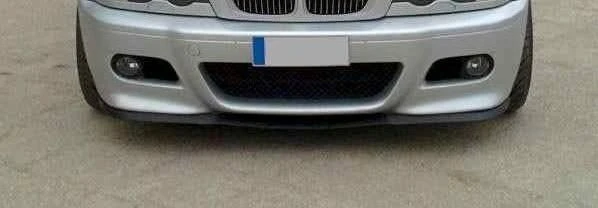 لسيارات BMW 3-Series E46 متر M3 CUPRA R الجبهة حافة مصد السيارة العالمي 3 قطعة الناشر الأسود كابح مصد بشفة السيارات ضبط اكسسوارات