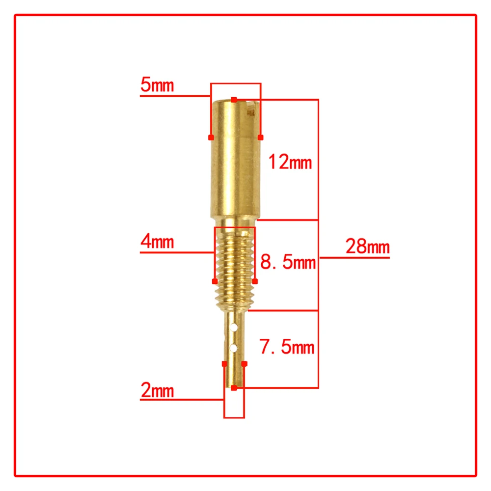 Mortorcycle Slow Pilot Jet Set vm28/486  For mikuni HS40 HSR42/45/48 RS34-RS40 TM33 TM36 TM40 tamanhos 1994-65 Carburetor nozzle