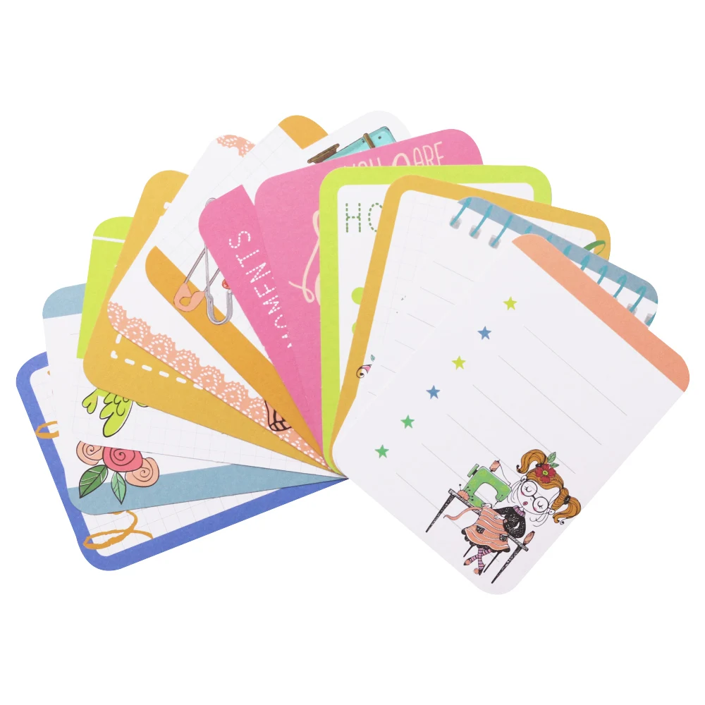 Creative Path Cardboard Journaling Cards Double Sided Printing DIY Crafts Scrapbooking Project Album Journal Card Embellishments