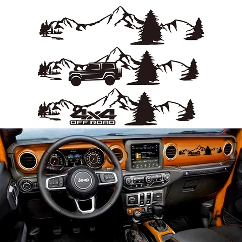 Наклейка на перчаточную коробку на приборной панели, винилов