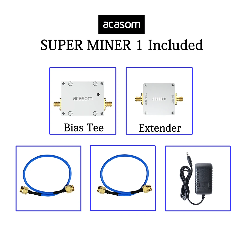 

RX 12dB TX Bypass 915MHz Miner LORA Bias Tee Helium Signal Extender 902MHz 928MHz