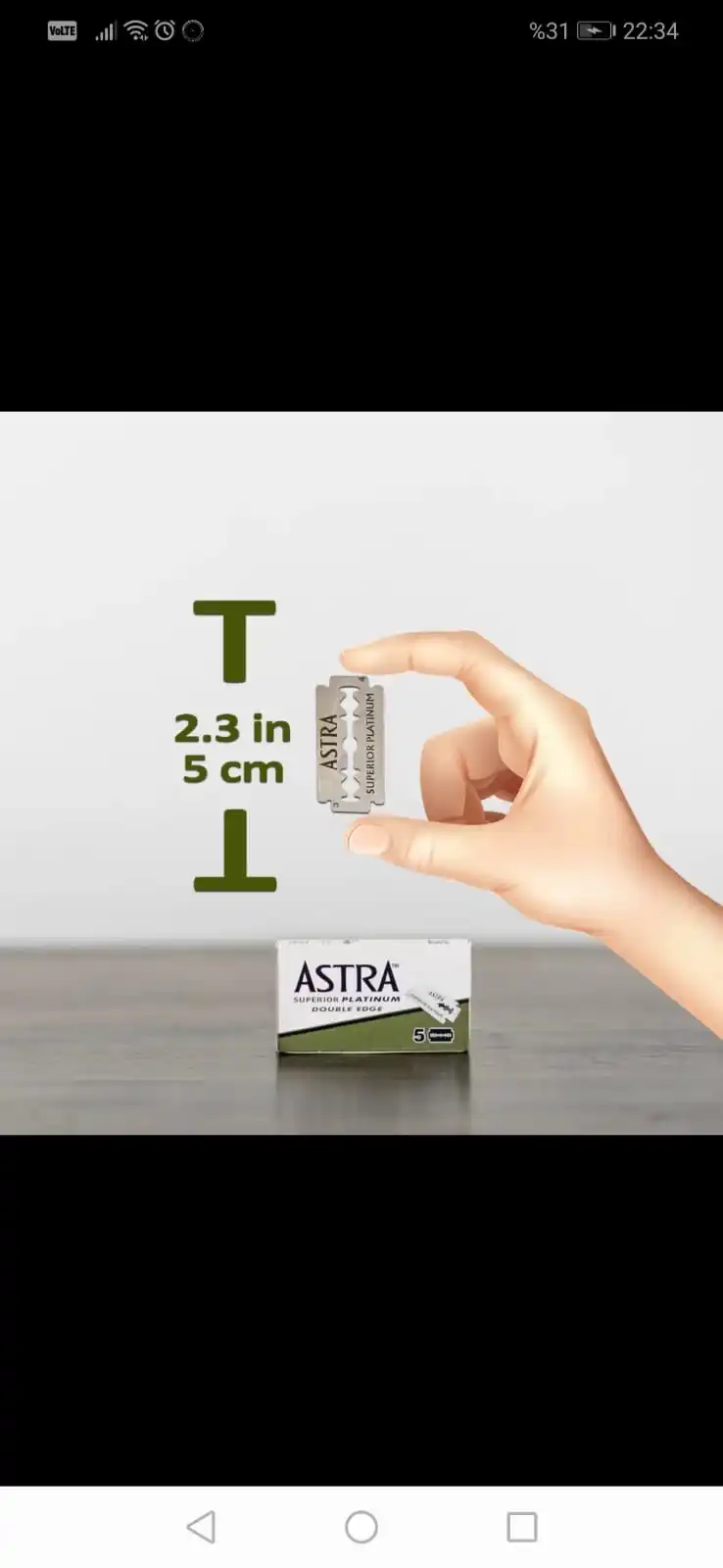 Astra 100 Pcs Rasierklinge Doppel Rand Überlegene Platin Doppel Rand Für Rasur Sicherheit Rasieren Hight Quailty Für Männer Rasiermesser klinge