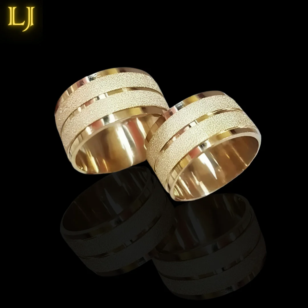 Original 10MM Old Currency Alliance Par®Eternal guarantee in color! Identical 18K Gold (Nordic Gold) Wedding Alliances