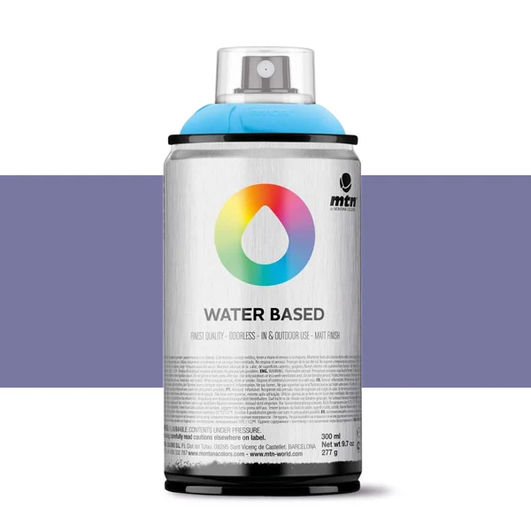 Spray paint brand MTN Water Based Color Dioxazine Purple 300 ml Montana low pressure Little Ideal smell interior