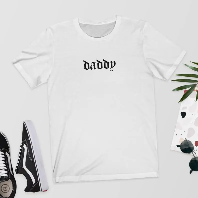 Sugarbaby New Arrival Daddy Gothic T-Shirt Aesthetic T-Shirt Daddy Shirt Aesthetic Clothing Drop Ship