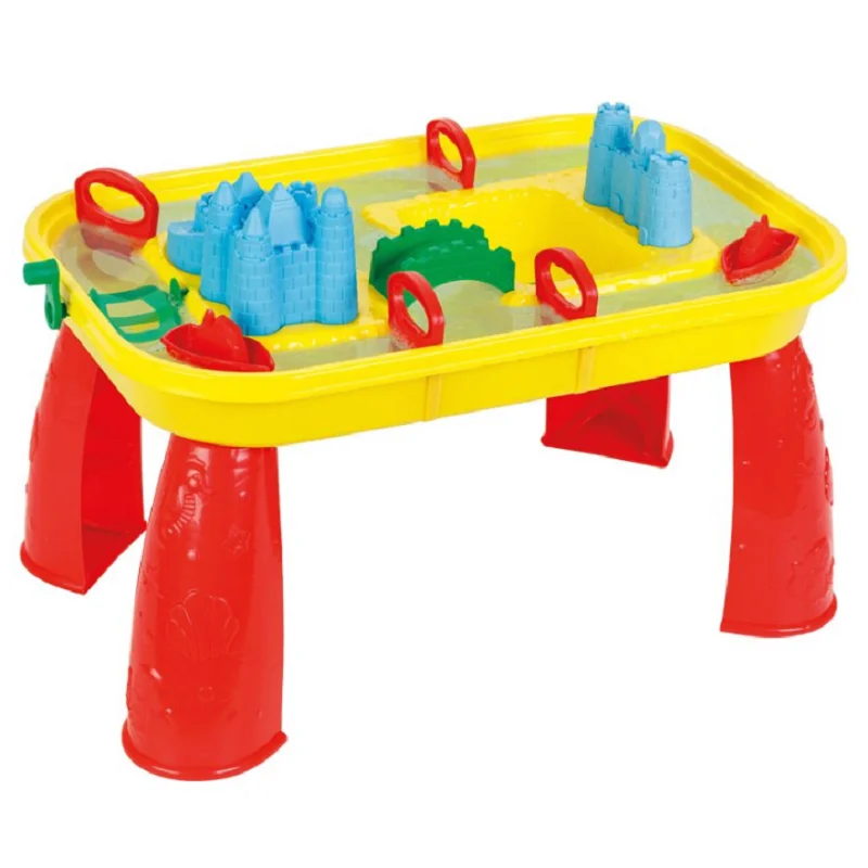 SAND WATER TABLE - BEACH GARDEN TOY - OUTDOOR - FUNNY - MULTIFUNCTIONAL - DIFFERENT SHAPED ACCESSORIES