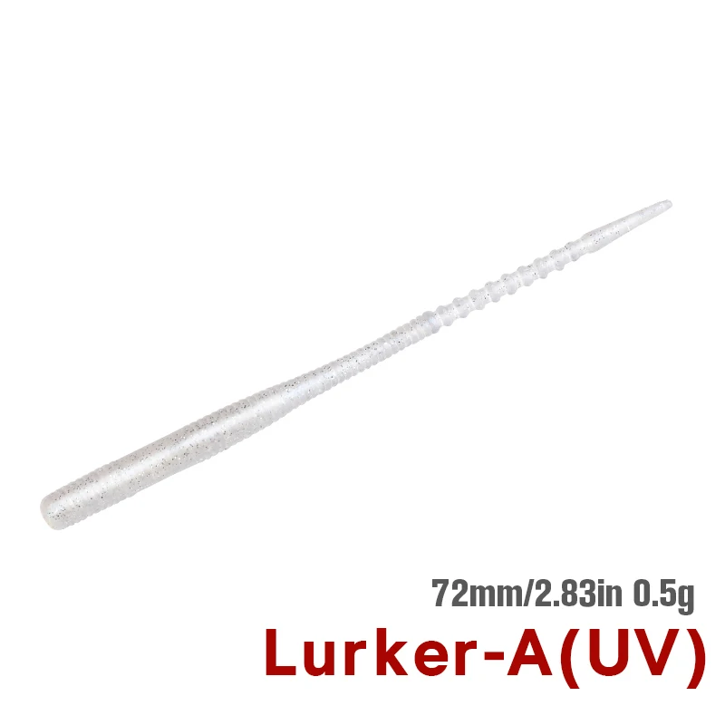 TSURINOYA 12 teile/satz 72mm 0,5g Ajing Weiche Angeln Köder LURKER Rockfish MEBARU Swimbaits Jig Köder Wobbler wurm Köder