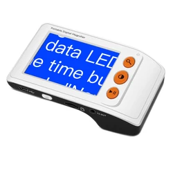 Lente d'ingrandimento digitale portatile Eyoyo aiuto alla lettura schermo LCD da 3.5 pollici per impugnatura pieghevole con Zoom 2x-25x a bassa visione