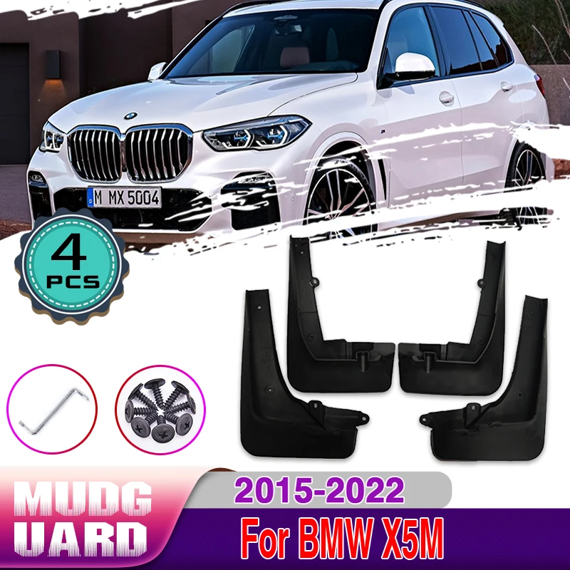 

Флэш-Брызговики Передние Задние для BMW X5M M F85 G05 G18 2015 ~ 2022 2018 2019