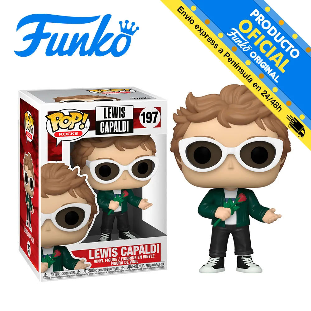 52938 FUNKO POP! Lewis Capaldi, original, boys, girls, toys, gift, collectors