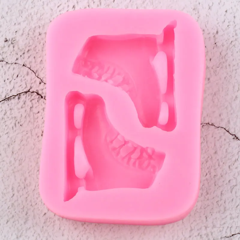 Skate Shoes Silicone Molds DIY Fondant Cake Decorating Tools Cupcake Topper Candy Polymer Clay Mould Chocolate Gumpaste Moulds