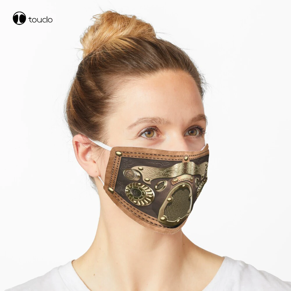 Steampunk 1 Mask Face  Filter Pocket Cloth Reusable Washable