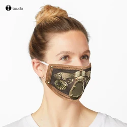 Steampunk – 1 masque facial avec filtre, tissu de poche réutilisable, lavable