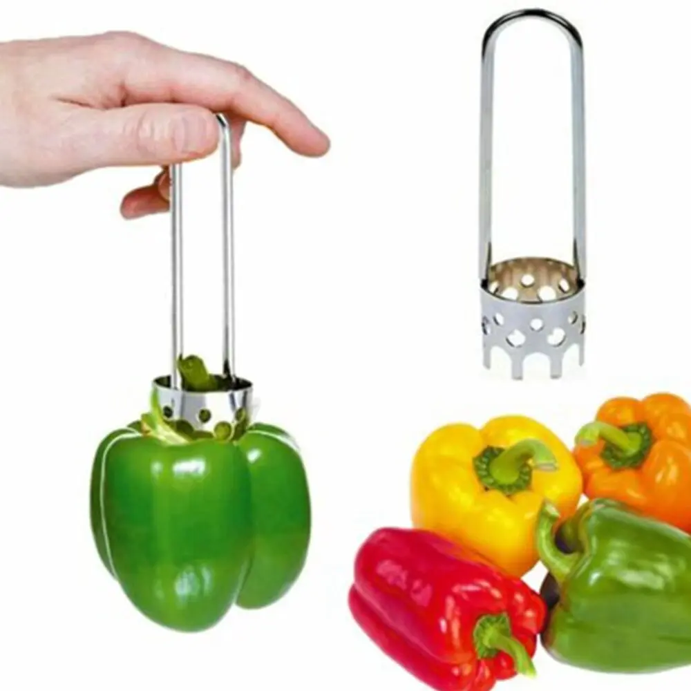 Vegetable Carving Tool Stuffed Vegetable Chopper Pepper Zucchini Eggplant Carving Practical Kitchen Tools Practical Stuffed Pepp