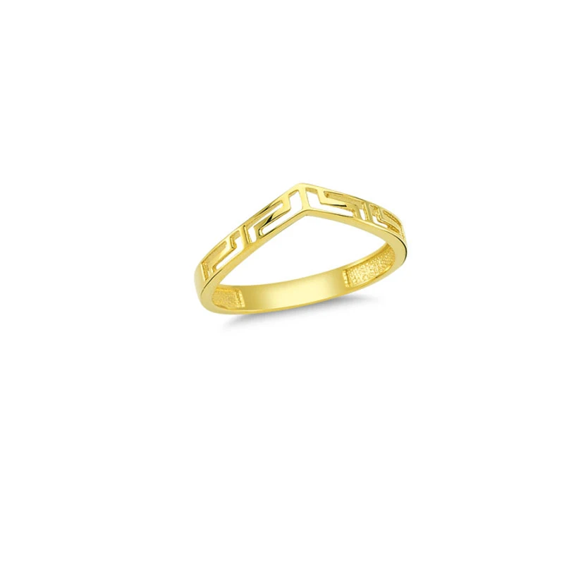 14K Solid Gold Classy Ring for Women