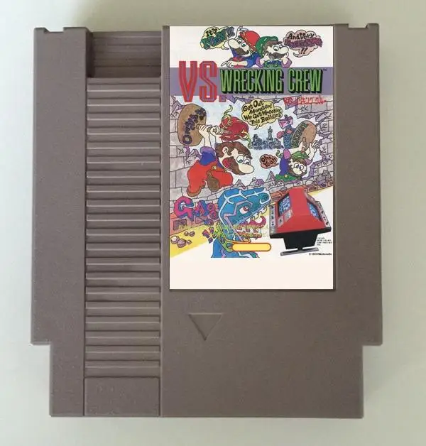 VS. طاقم التحطيم (لاعب واحد فقط) خرطوشة لعبة لوحدة التحكم NES/FC