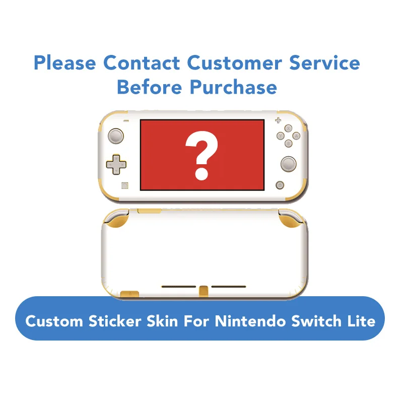 For Nintendo Switch Lite Custom Sticker Skin Kawaii Cute Pattern Create Your Own Vinyl Decal Cover