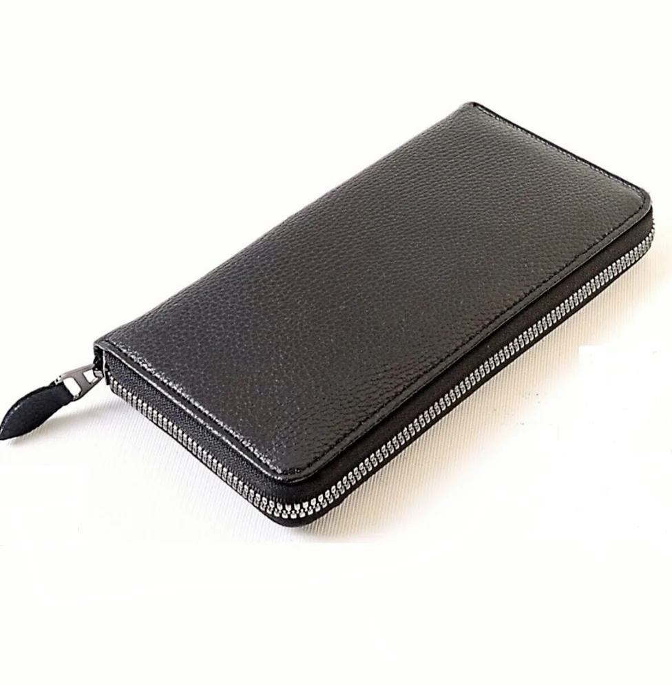 Unisex Vegan Leather Card Holder Wallet with Phone Compartment Club Model