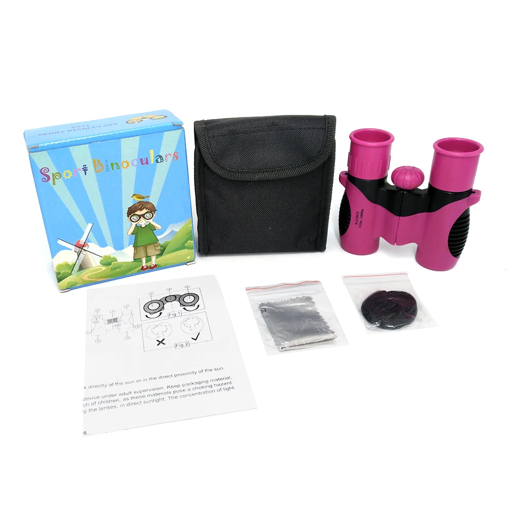 Mini Binoculares 8x21 para Niños, Nuevo Telescopio a la Moda para Niños, Telescopio Resistente a Golpes para Caza, Senderismo y Camping