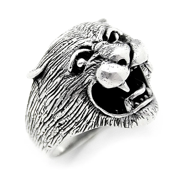 Mens Ring 925 Sterling Silver Ring  Lion Jaguar Tiger Rings Male Jewelry Rings For Men Rings for Women Men`s Rings Men Jewelry