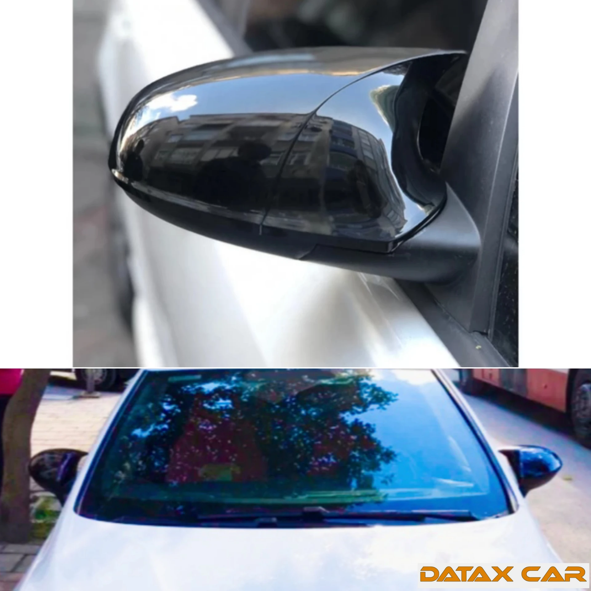 Bat Style Mirror Cover For Opel Vauxhall Astra K 2015 2019 Rearview Mirror Cover 2Pieces Cover Glossy Black Car Shields Exterior