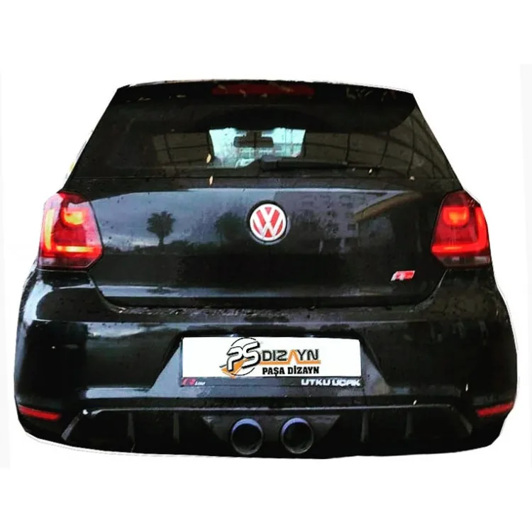 Volkswagen Polo (2010-2014) GTI Compatible R400-Style Rear Bumper Diffuser