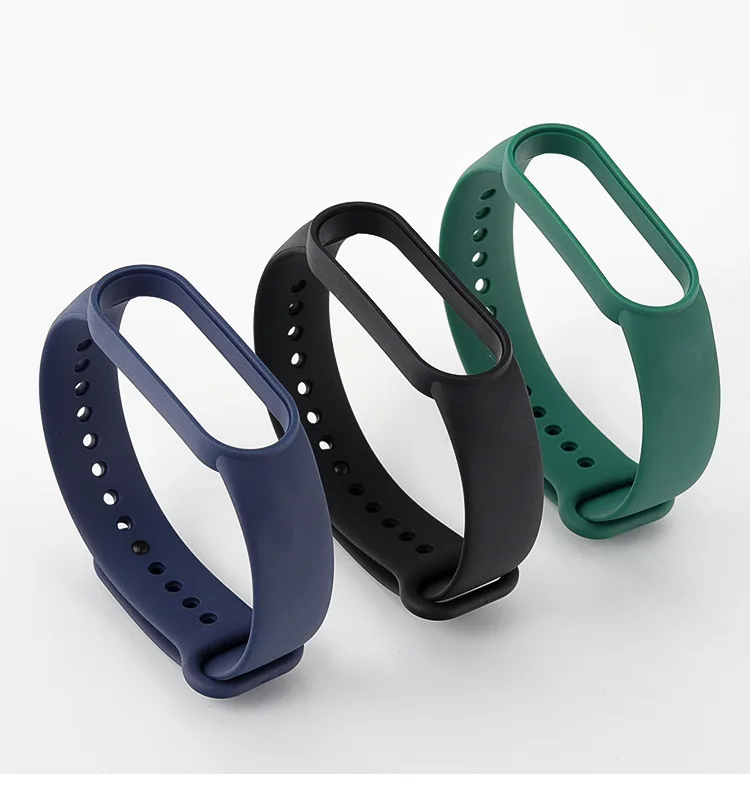 سيليكون المعصم حزام ل شاومي Mi الفرقة 5 ، سوار ل شاومي Mi الفرقة 6 ، معصمه حزام ، 12 قطعة لكل حزمة