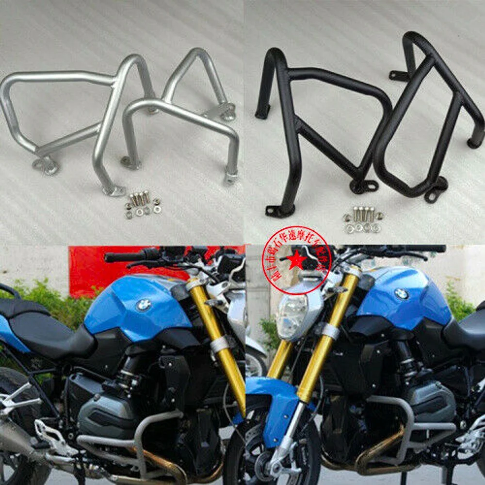 Engine Guard Highway Crash Protector Bars for BMW R1200R R1200RS 2015-2018 Silver / Black / Red