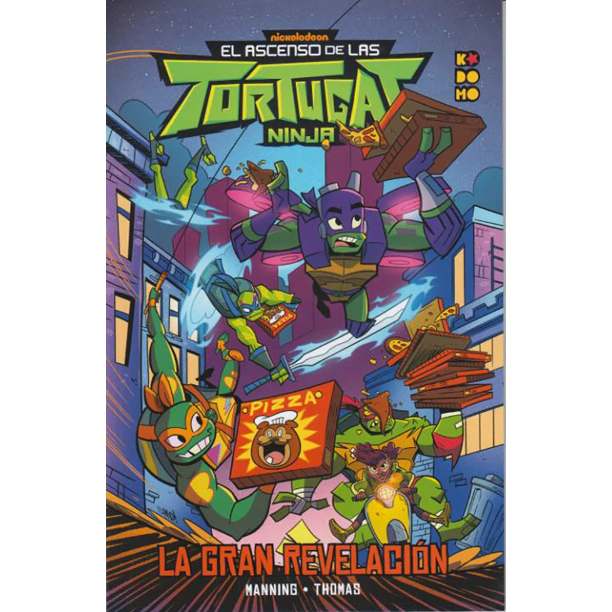 DC COMICS, the rise of TMNT the great revelation, author CHAD THOMAS , ED. ECC, COMIC BOOK in Spanish, KOMODO collection, TEBEO