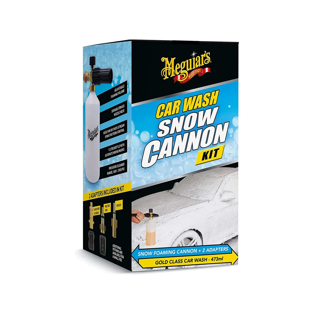 Meguiar's G192000EU Snow Foam Cannon Kit, Kit Cannon Machine for Foam