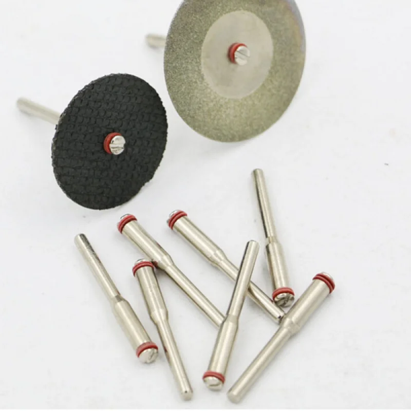 10Pcs Dremel Accessories 3mm Miniature Clamping Connecting Lever Polishing Wheel Mandrel Cutting Wheel Holder for Rotary