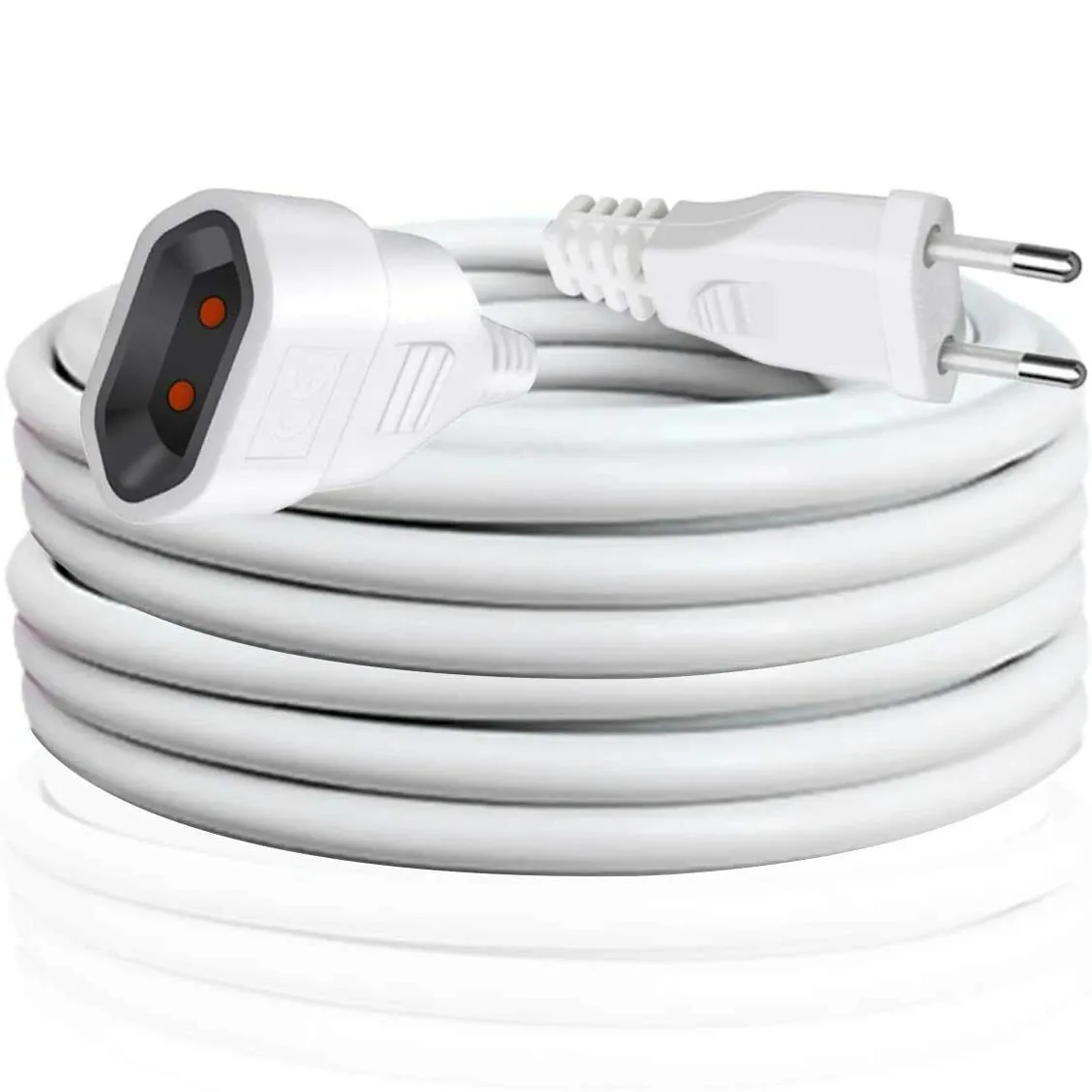 Extendable Current Electric Flat Plug Extension Cable with Protection