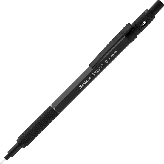 SERESSTORE Scrikss Graph-X Metal Mechanical Pencil 0.7mm-0.5mm-Stationery-Mechanical Pencil-School Supplies-Stationery Supplies