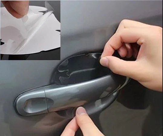 Film de protection pour poignée de porte de voiture, ensemble de 4 pièces, 436468622