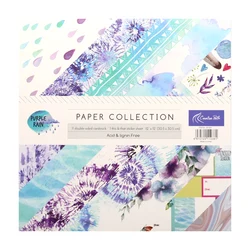 The Creative Path 12 Inch Scrapbooking Designer Papers 12 Sheets Craft Pattern Pack Background Decoration Acid Free 305x305mm