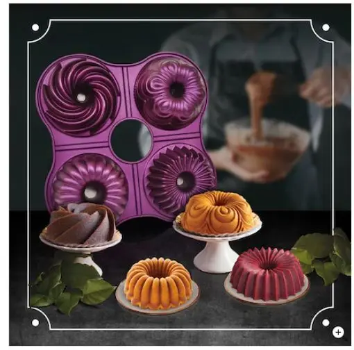 Casting Oaks Galaxy 4-Piece Cake Mold CAKE MOLDS OF DELICIOUS CAKES