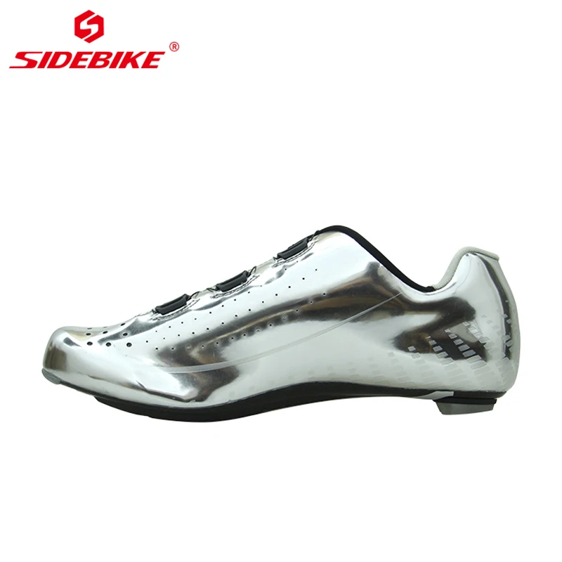 Unisex Carbon Fiber Men Cleats Road Bike Boots Speed Sneakers Flat Ultra light breathable Shoes Women Trail Racing SPD Cheap DH