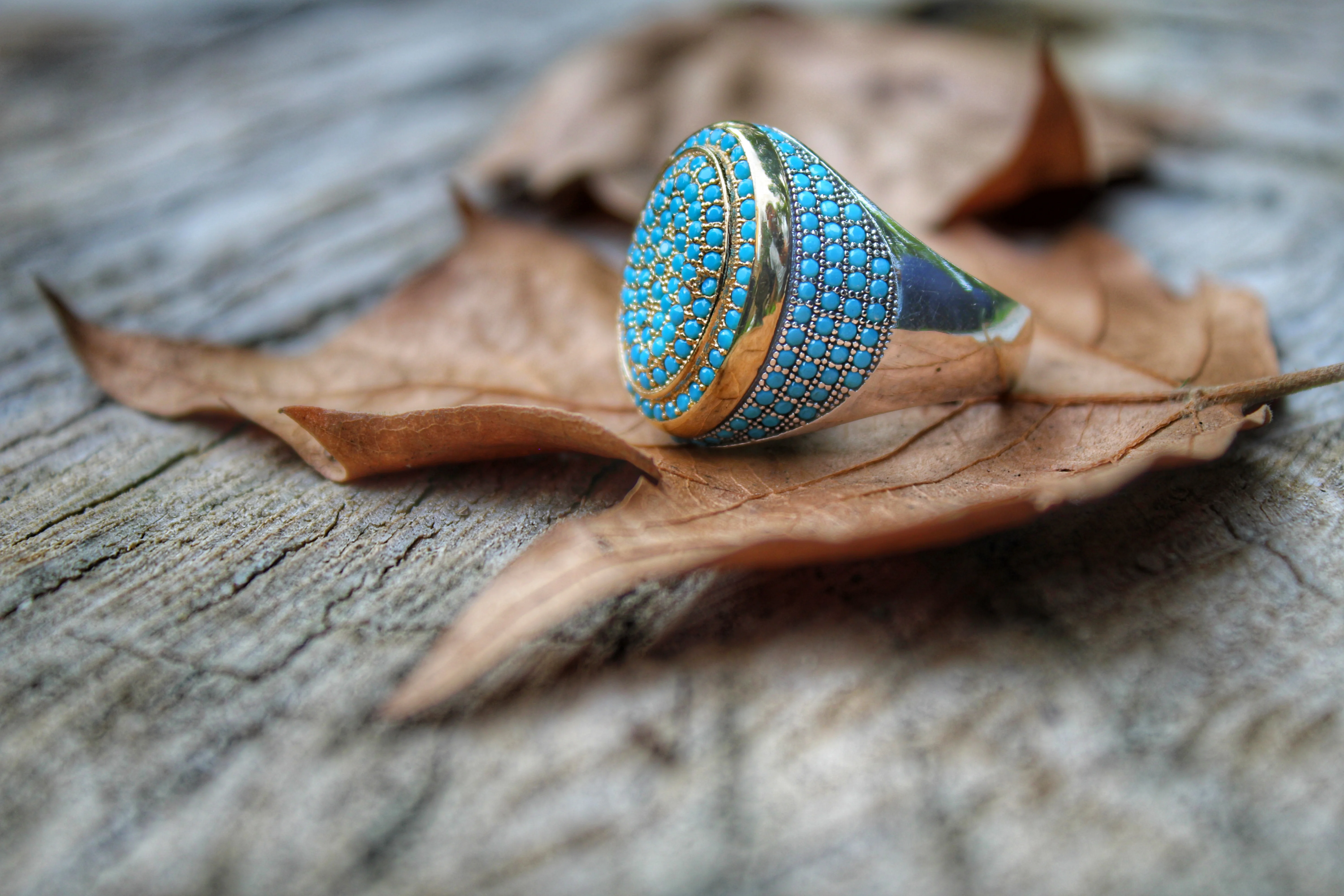 Real Pure 925 Sterling silver ring real turquoise stone hand made made in turkey luxury and trendy model vintage style new model