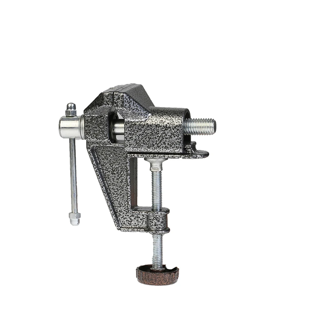 Mini Table Aluminum Alloy Bench Vise Clamp 60mm Work Bench Swivel Vice Craft Repair Tool Metal Working Tool