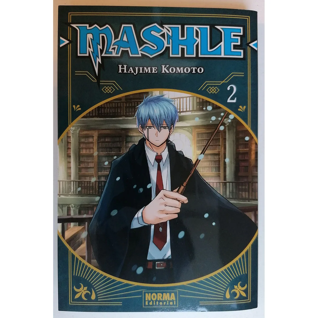 MANGA SHONEN, MASHLE No. 2, year 2021, ED. NORMA, author HAJIME KOMOTO, COMIC in Spanish, TEBEO, promotional edition