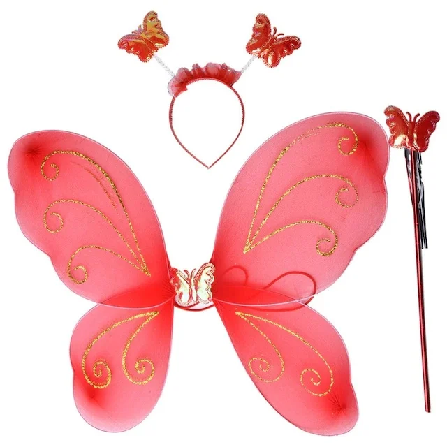 Butterfly Wing Crown Wand Red Color 431614007